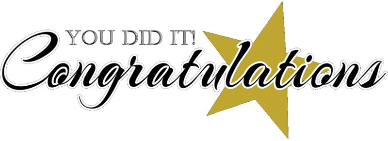 Congratulations