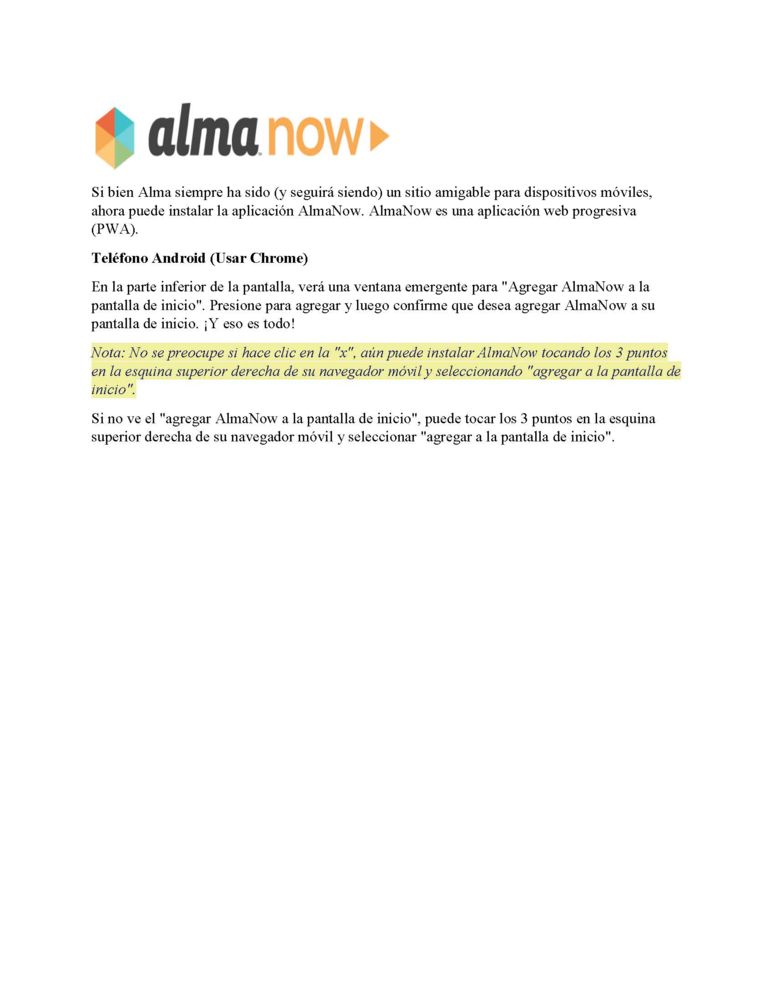Alma Now Translated