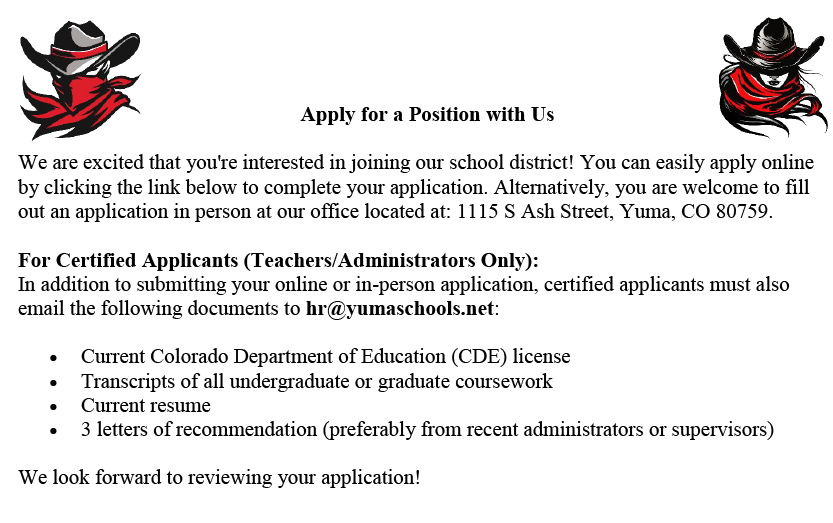 Apply with us