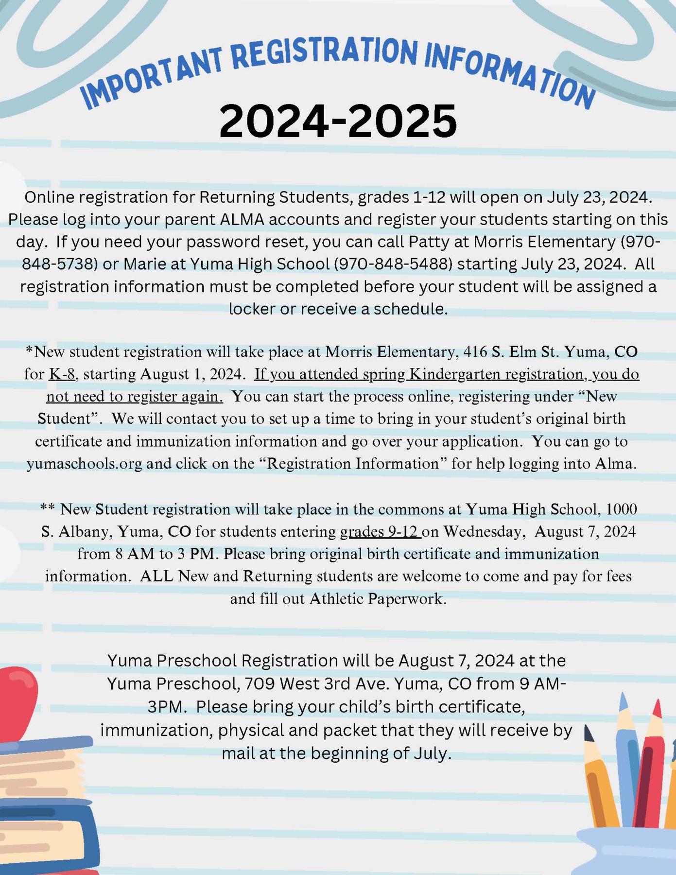 Registration Information
