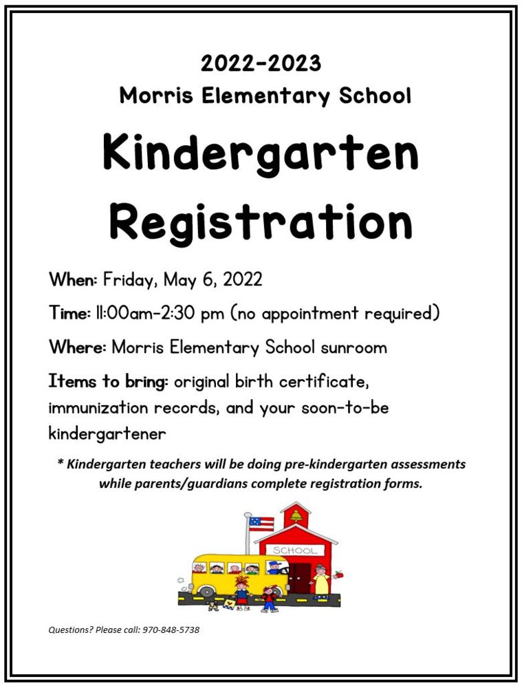 Kindergarten Registration