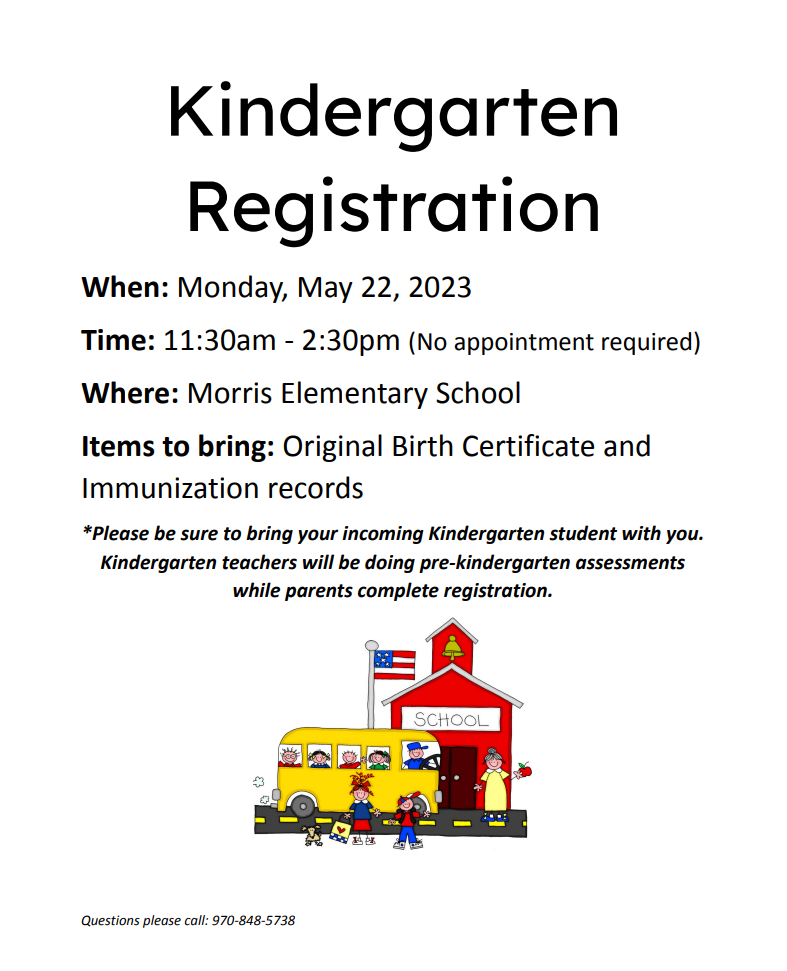 kindergarten registration